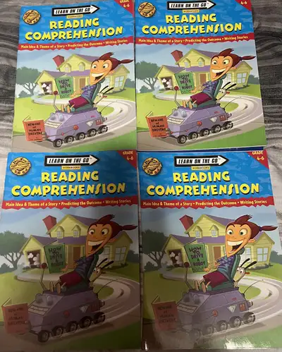 Brand new and unused Grades 4-6 Reading Comprehension books!, View more