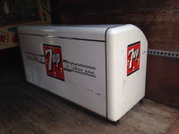 1948 True 7-up embossed 6 foot cooler  Coke Coca-Cola Victor