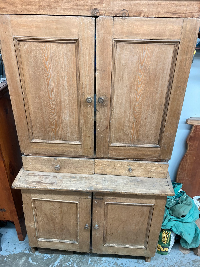 1800’s Solid OAK Hutch Cupboard Hutches & Display Calgary
