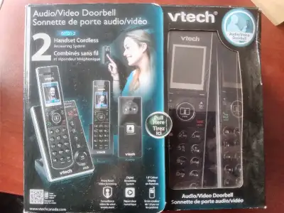 Video doorbell with audio