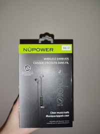 NuPower Wireless Earbuds ROKS 7005BT NEW