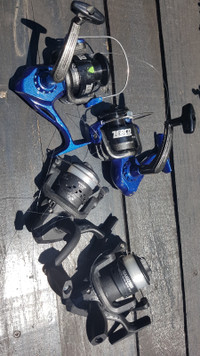 4 Fishing reels  $15 for all