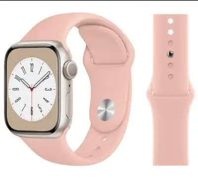 Silicone band pink 42/44mm for Apple watch New, View more