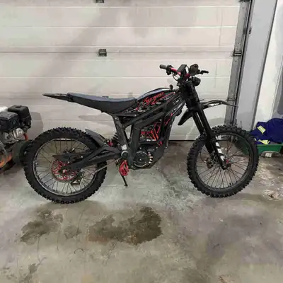 This is the 2024 Talria Sting Mx4 expert. I put on new brakes along with new dirtbike tires. This bi...