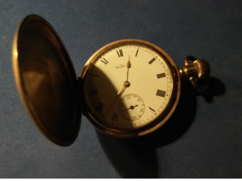 Atq.Waltham pocket watchser.192106081913 Jewellery & Watches