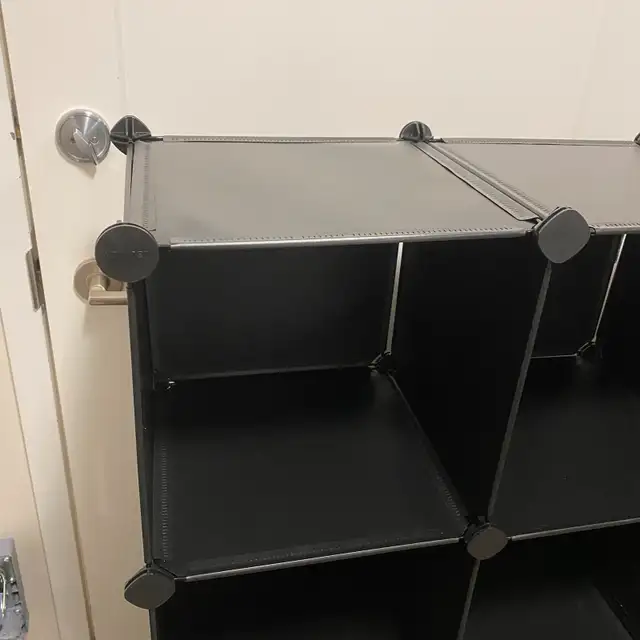 12-Cube Storage Shelf – Bookshelf, Organizer Cabinet w/ Metal Ha in Bookcases & Shelving Units in Edmonton - Image 4