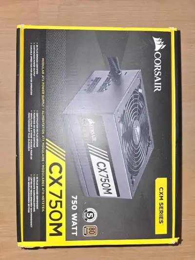 Corsair CX750M Power Supply- Open Box, View more