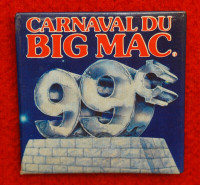 Macaron épinglette restaurant McDonald's Carnaval du Big Mac