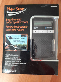 NEW NEXSTAR Solar Powered Bluetooth Speaker Phone