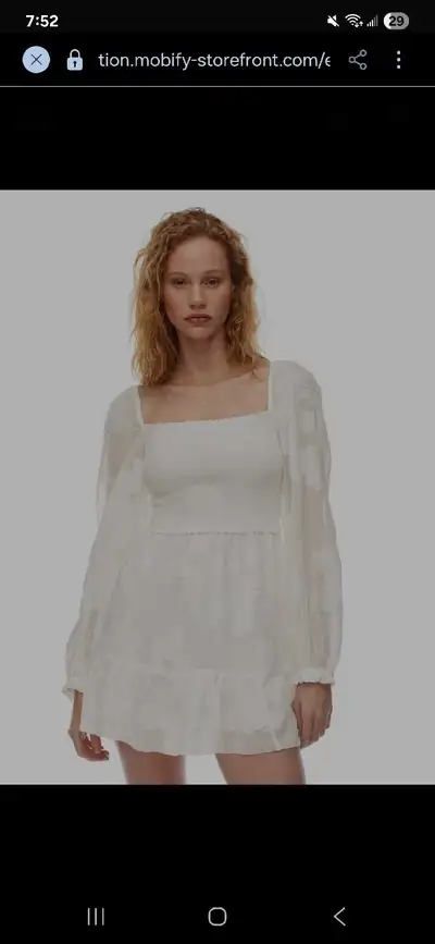 Aritzia white dress, View more