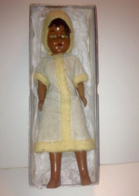 Vintage Sleep Eye Inuit Doll 10 1/4"