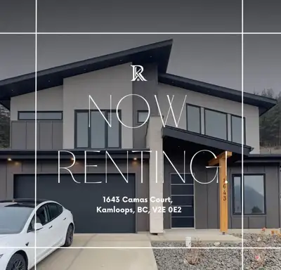 NOW RENTING | 1643 Camas Court (upper suite) , Kamloops RENT: $4,500/month + utilities Executive hom...