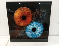 Iris Eyeball Art Photo On Glass Canvas- Home Decor, Wall Art