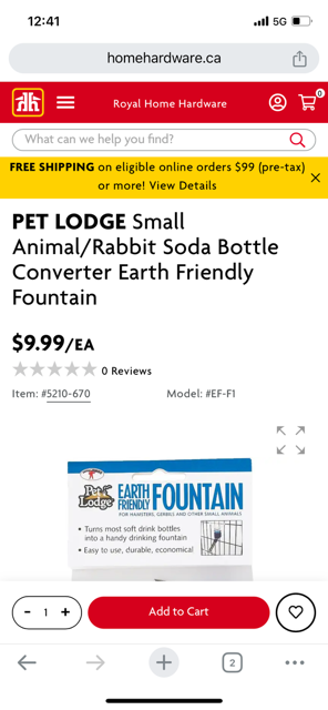 Brand New Rabbit Bottle fountains- 12 pcs in Accessories in Owen Sound - Image 3