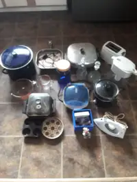 Various Kitchen Small Appliances and Misc