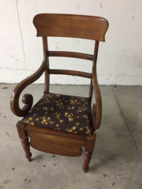 Chaise Commode Antique Victorienne Commode Chair