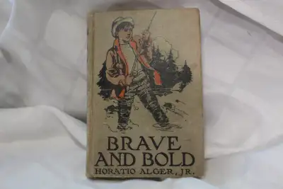 Antique 1909 Brave and Bold  Grey Hardcover Book, View more