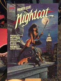 Marvel Comics 1991 Vintage Nightcat Premier Issue Stan Lee Scrip