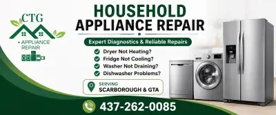 60$ Dryer repair/ appliance repairs, View more