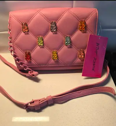 New Pink Betsey Johnson Gummy Bears Purse , View more