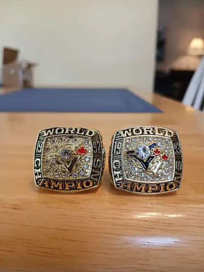 BLUE JAYS BACK TO BACK WORLD SERIES REPLICA RINGS , View more