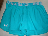 ladies size med under armour shorts