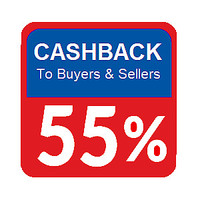 55% Commission Rebate CASH BACK Real Estate Agent Sell for 0.5%*