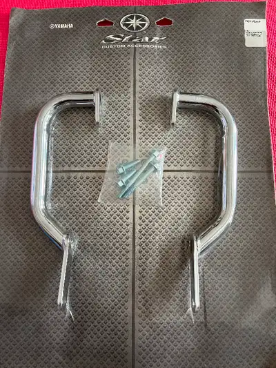 New Yamaha Genuine Parts V Star 650 chrome engine Guards protection oem STR-5BN31-00 New & used part...