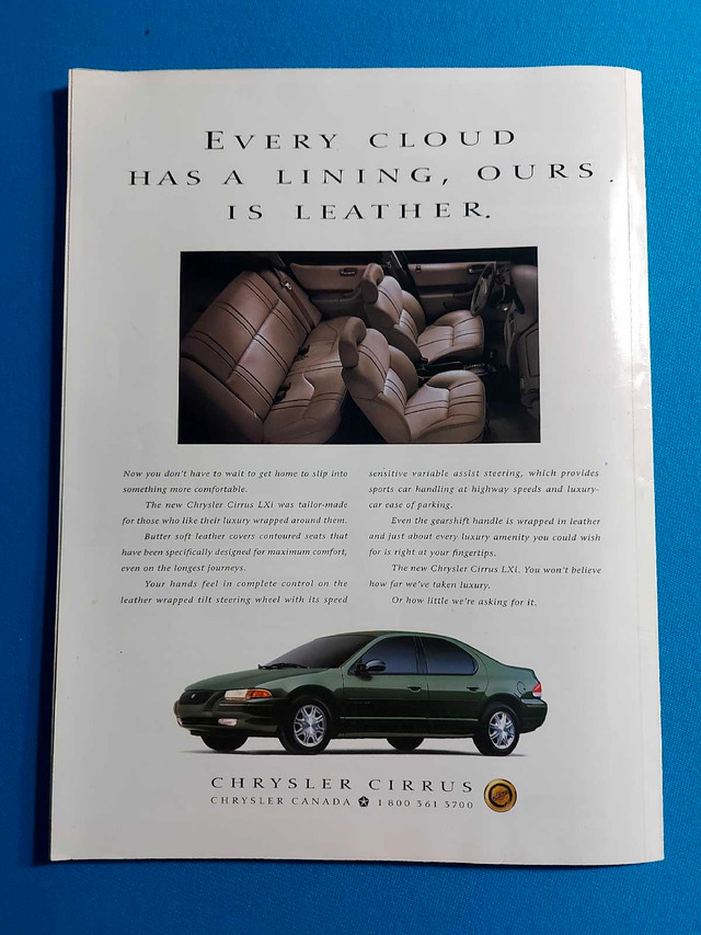 1995 CAA AUTOPINION MAGAZINE- REVIEWS OF CARS TRUCKS VANS+  in Magazines in City of Toronto - Image 2