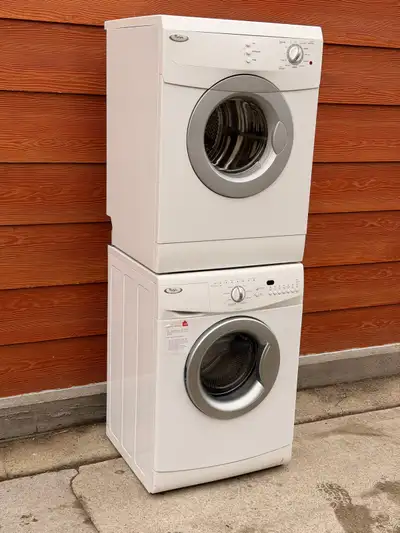 Whirlpool Washer & Dryer Set (Stackable) – 24”, View more