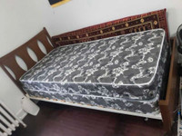 Twin Size Mattress, Bed Frame & Spring box for Sale