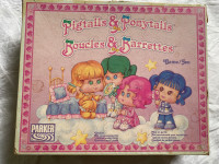Vintage game pigtails and ponytails 
