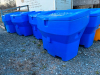 Salt storage bins