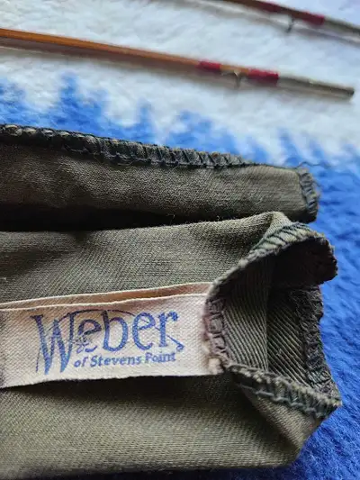 Vintage Weber 4 Piece Bamboo Fishing Rod, View more