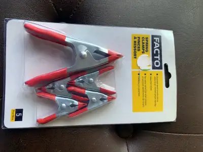 Spring Clamps  -set of 5, View more