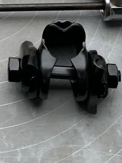 NEW Seat to post mounting bracket clamp steel, View more