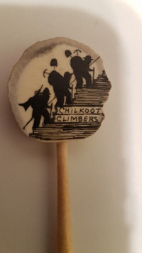 Yukon Gold Rush - 2 Wood/Antler Collector Spoons Seeley