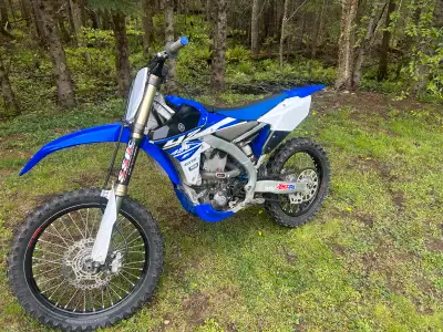 2015 yz450f motocross never raced mature rider used to follow the kids around very powerful bike min...