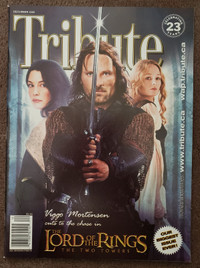 LORD OF THE RINGS - TRIBUTE MAGAZINE - DEC 2002 - MINT CONDITION