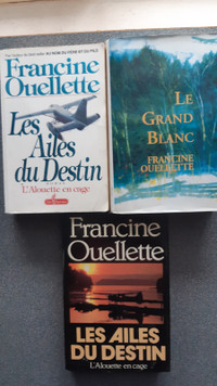 Auteur FRANCINE OUELLETTE 3 Livres de lecture