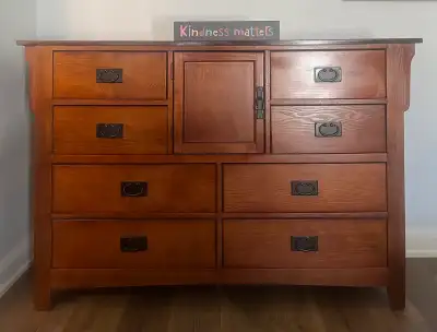 Large Solid Wood Dresser / Sideboard – 60” Wide, Tons of Storage, View more