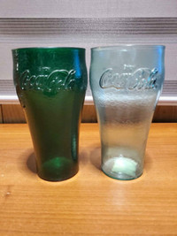 Mix of Coca-Cola glasses. Coke. Cups. Tumblers.