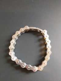 NEW Stainless Steel Bracelet- Bike Chain design