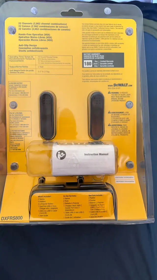 DeWalt DXFRS800 in Security Systems in City of Montréal - Image 3