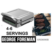 George Foreman Smokeless Digital Grill Family Size- BRAND NEW