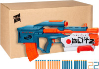 NEW Nerf Elite 2.0 MOTOBLITZ motorized blaster w/shot gun darts