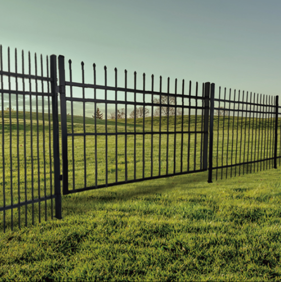 Industrial Ornamental Fence Line 6'x7' (40+1 Units)