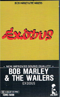Exodus 1977 Bob Marley and the Wailers cassette tape release