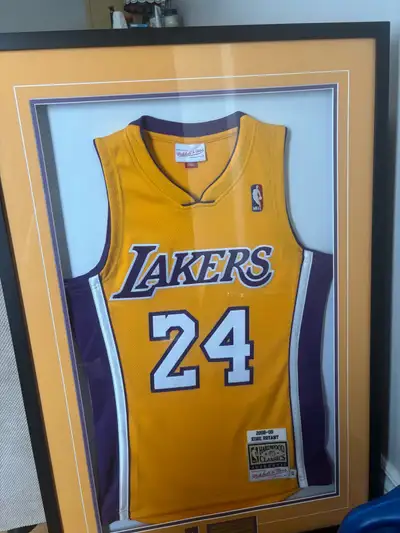Framed Kobe jersey