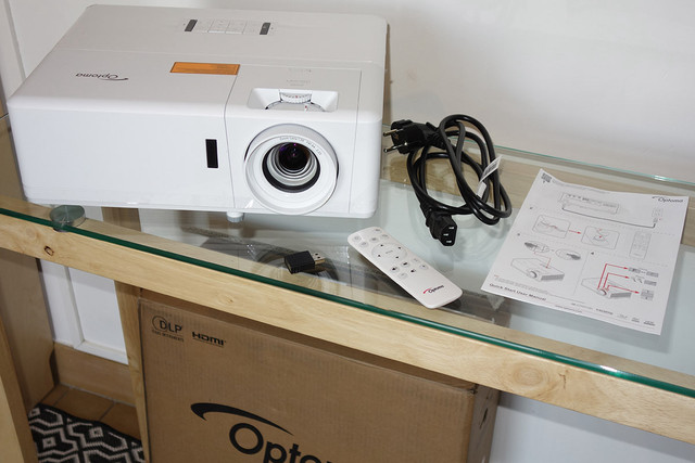 Optoma UHZ50 4K Laser projector in TVs in Red Deer